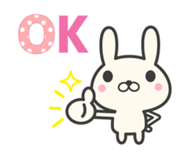 Family contact rabbit sticker #6904511