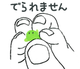 hands&little man sticker #6904876
