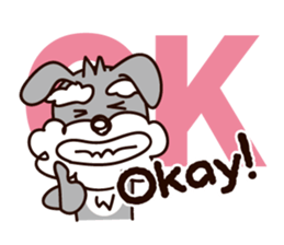 a cute dog [schnauzer edition] 2nd sticker #6904913