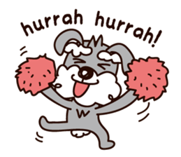 a cute dog [schnauzer edition] 2nd sticker #6904927