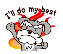 a cute dog [schnauzer edition] 2nd sticker #6904929