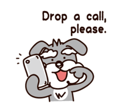 a cute dog [schnauzer edition] 2nd sticker #6904930