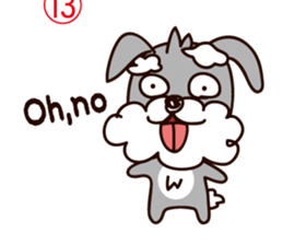 a cute dog [schnauzer edition] 2nd sticker #6904931