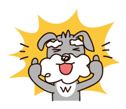 a cute dog [schnauzer edition] 2nd sticker #6904934