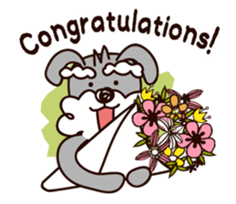 a cute dog [schnauzer edition] 2nd sticker #6904942