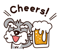 a cute dog [schnauzer edition] 2nd sticker #6904943