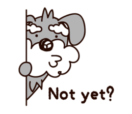 a cute dog [schnauzer edition] 2nd sticker #6904945