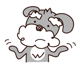 a cute dog [schnauzer edition] 2nd sticker #6904947