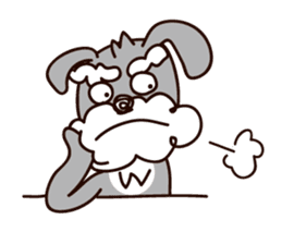 a cute dog [schnauzer edition] 2nd sticker #6904948