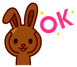 Chocolate Rabbit Pulpy sticker #6905113