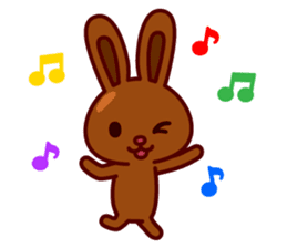 Chocolate Rabbit Pulpy sticker #6905117