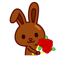 Chocolate Rabbit Pulpy sticker #6905121