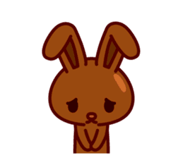 Chocolate Rabbit Pulpy sticker #6905123