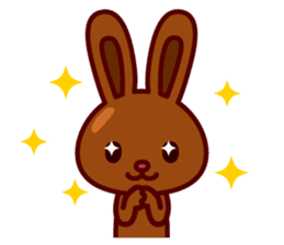 Chocolate Rabbit Pulpy sticker #6905125