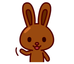 Chocolate Rabbit Pulpy sticker #6905127