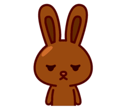 Chocolate Rabbit Pulpy sticker #6905137