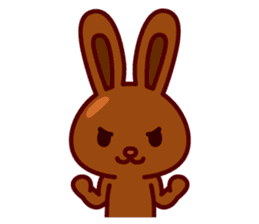 Chocolate Rabbit Pulpy sticker #6905140