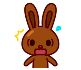 Chocolate Rabbit Pulpy sticker #6905141