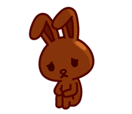 Chocolate Rabbit Pulpy sticker #6905142