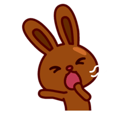 Chocolate Rabbit Pulpy sticker #6905149