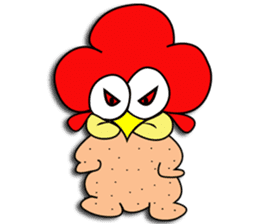 Chicky : Angry Chicken sticker #6905355