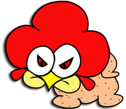 Chicky : Angry Chicken sticker #6905363