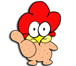 Chicky : Angry Chicken sticker #6905379