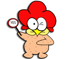 Chicky : Angry Chicken sticker #6905381