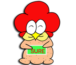 Chicky : Angry Chicken sticker #6905382