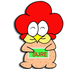 Chicky : Angry Chicken sticker #6905382