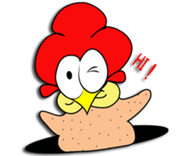 Chicky : Angry Chicken sticker #6905386