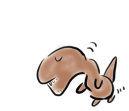 a dinosaur Tyrannosaurus2 sticker #6905814