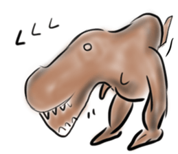 a dinosaur Tyrannosaurus2 sticker #6905827