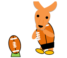 Rugby Sticker(Wallaby) sticker #6906766