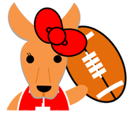 Rugby Sticker(Wallaby) sticker #6906773