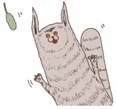 THE CAT which looks like a CAT Sticker sticker #6907543