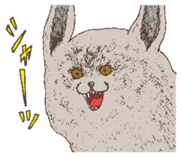 THE CAT which looks like a CAT Sticker sticker #6907546