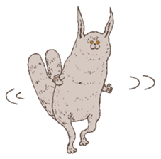 THE CAT which looks like a CAT Sticker sticker #6907548