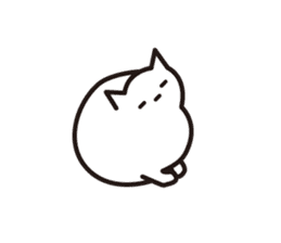 Silent cat sticker #6907552