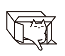 Silent cat sticker #6907553