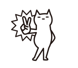 Silent cat sticker #6907554