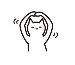 Silent cat sticker #6907555