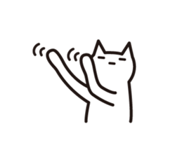 Silent cat sticker #6907556