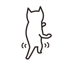 Silent cat sticker #6907558