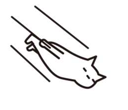 Silent cat sticker #6907560