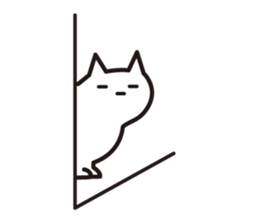 Silent cat sticker #6907562
