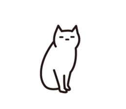 Silent cat sticker #6907566