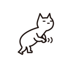 Silent cat sticker #6907568