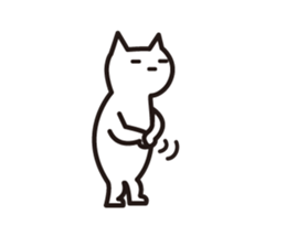 Silent cat sticker #6907569