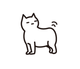 Silent cat sticker #6907571